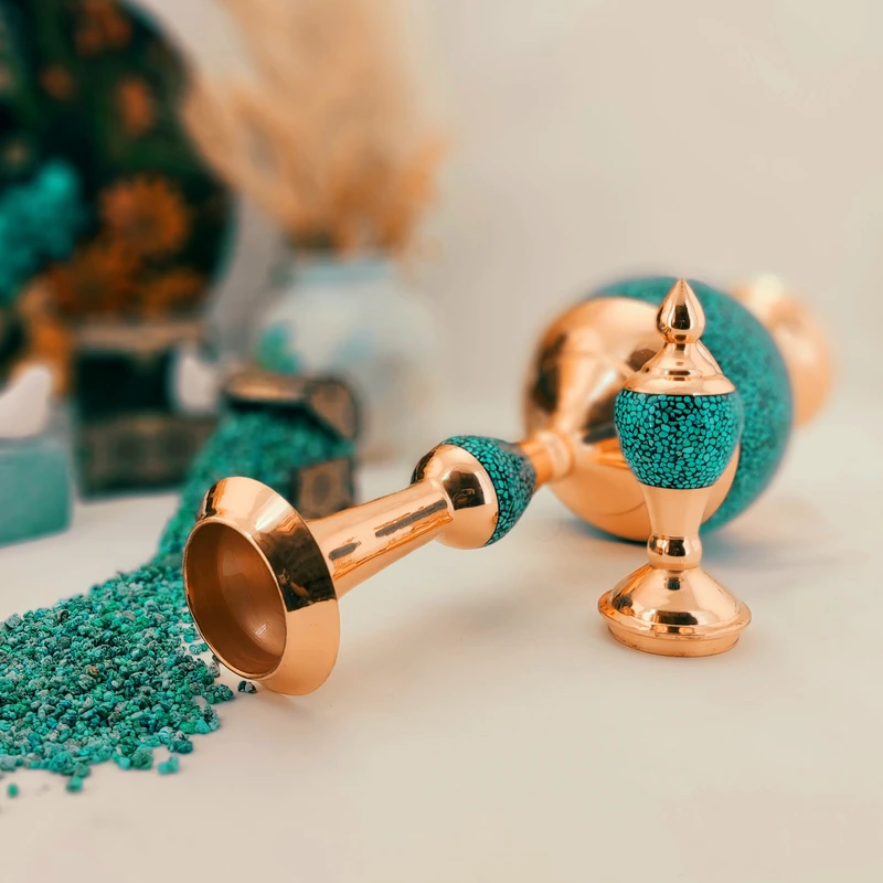 Firoozeh Kub Tang Gilasi – Isfahan Rooh Art