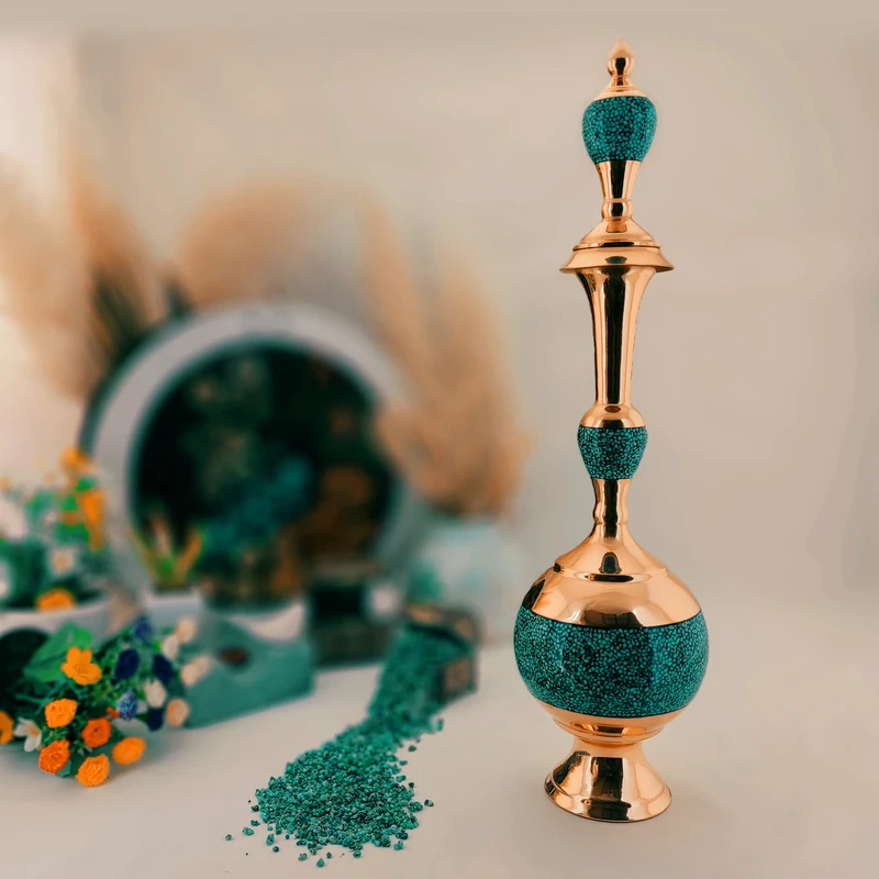 Firoozeh Kub Tong Gilasi – Isfahan Rooh Art