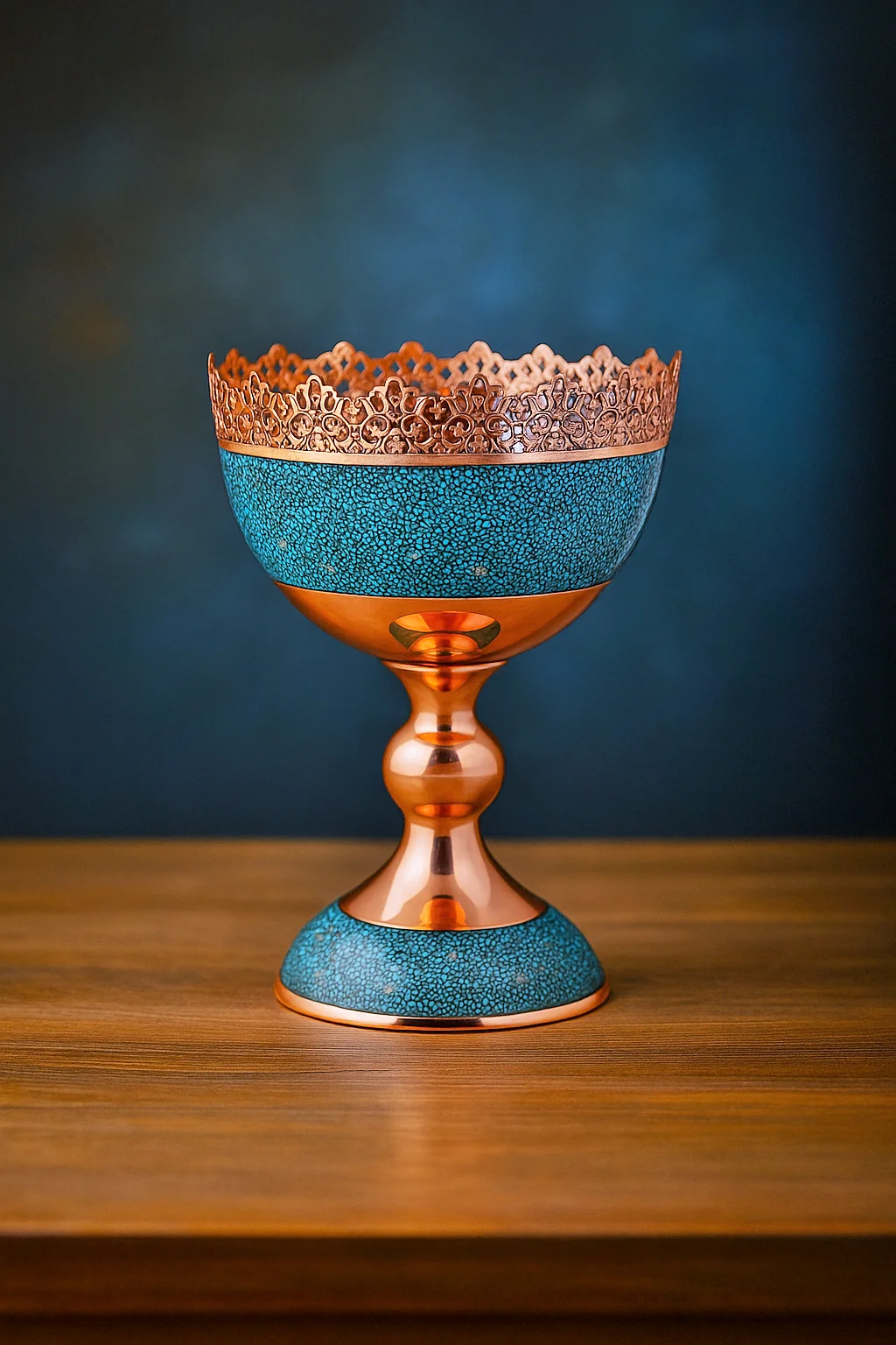 Firoozeh Kub Nut Bowl – Isfahan Rooh Art