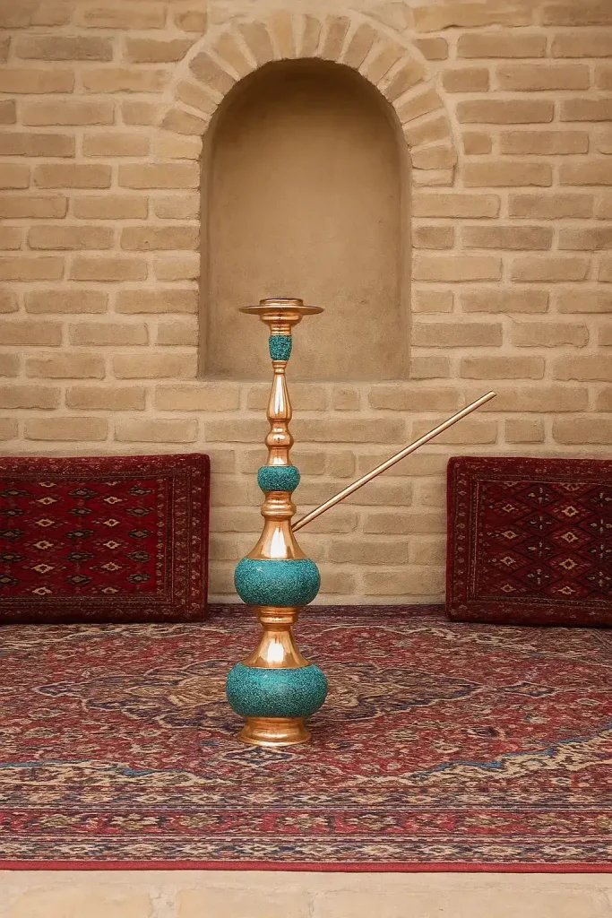 Firoozeh Kub Hookah – Isfahan Rooh Art