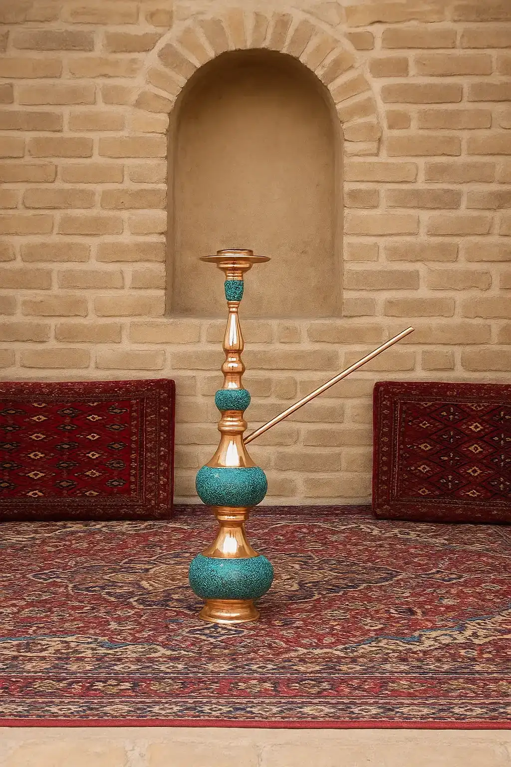 Firoozeh Kub Hookah – Isfahan Rooh Art