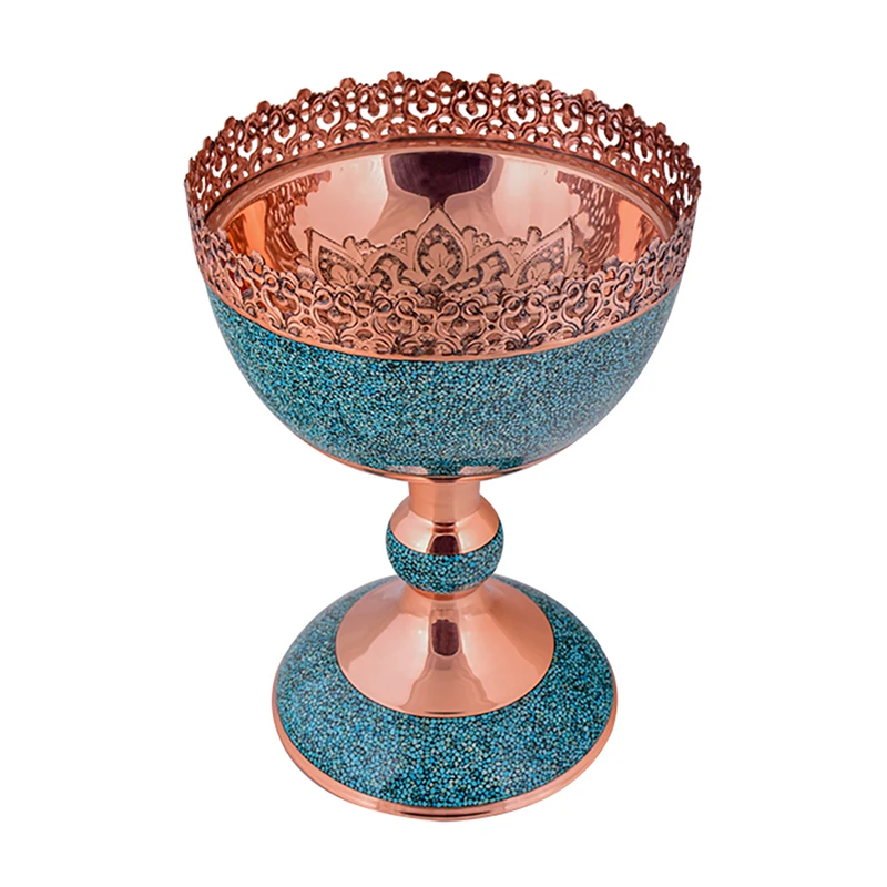 Firoozeh Kub Nut Bowl – Isfahan Rooh Art
