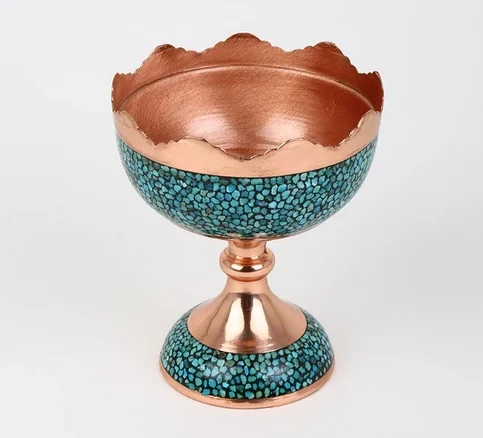 Firoozeh Kub Lab Dalberi Nut Bowl – Isfahan Rooh Art