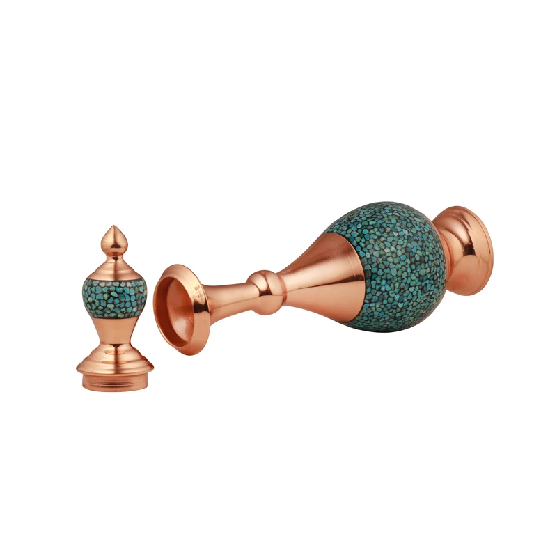 خرید تنگ مدل صراحی فیروزه کوب | صنایع دستی هنر روح اصفهان - تصویر 2